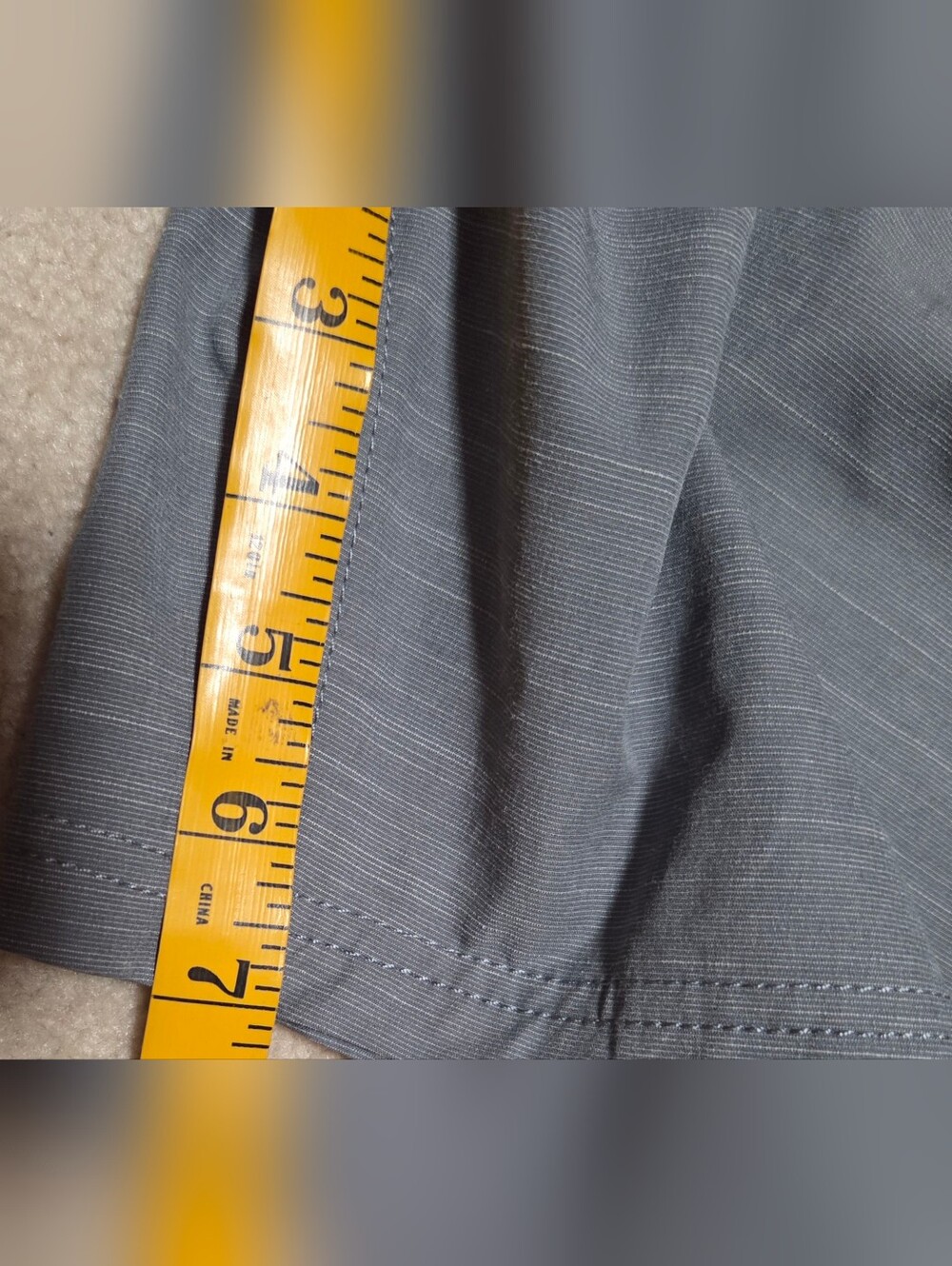 Two Pairs of Aftco Hybrid Fishing Chino Performance Shorts Gray & Blue Size 40 - Picture 10 of 10